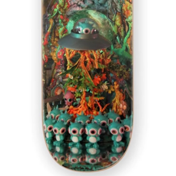 Unidentified Flying Rabbits Deck Skateboard by Ron English Limited Edition - Picture 3 of 6